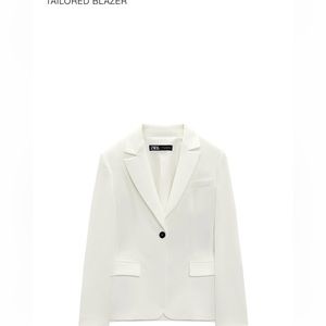 Zara size small blazer white